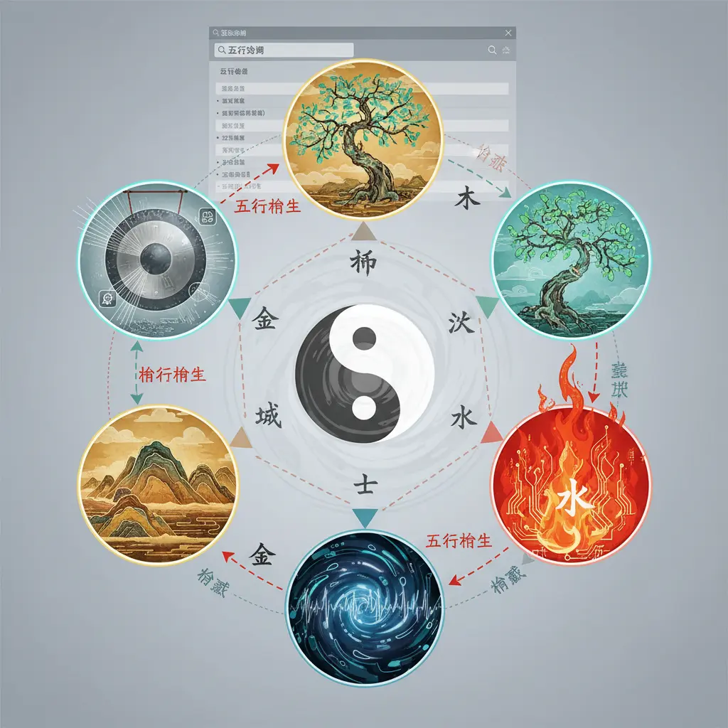 五行查詢 - 五行相生相剋
