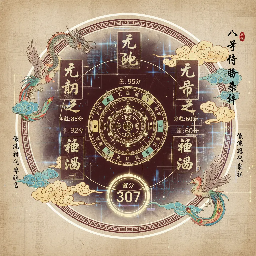 八字分數 - 八字命盤