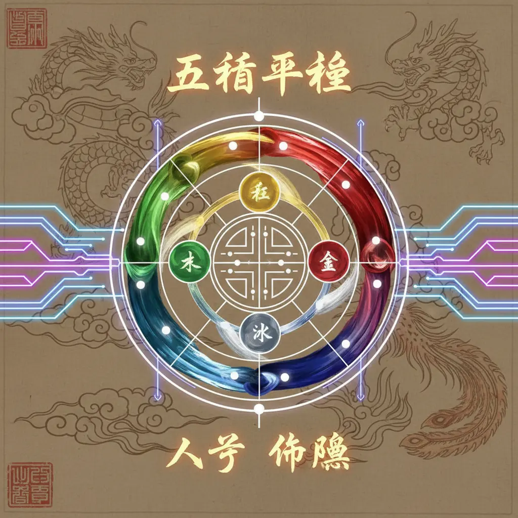 八字 命盤 - 五行平衡