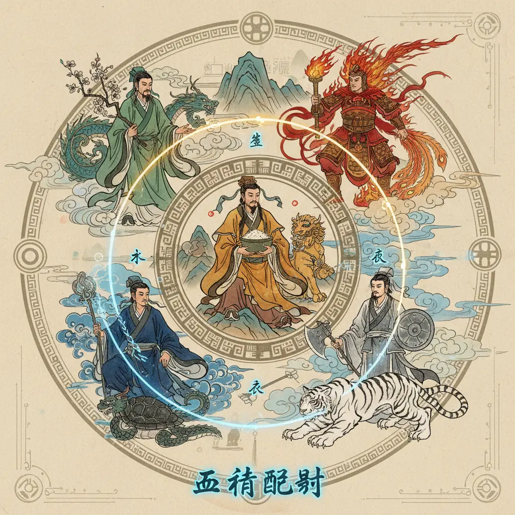 五行 - 五行配對