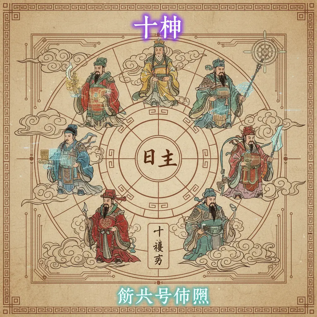 算八字命盤 - 十神