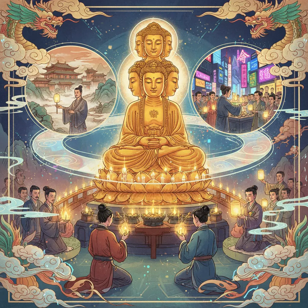 前世今生 - 四面佛點燈