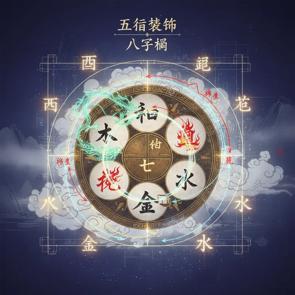 八字網 - 五行結構