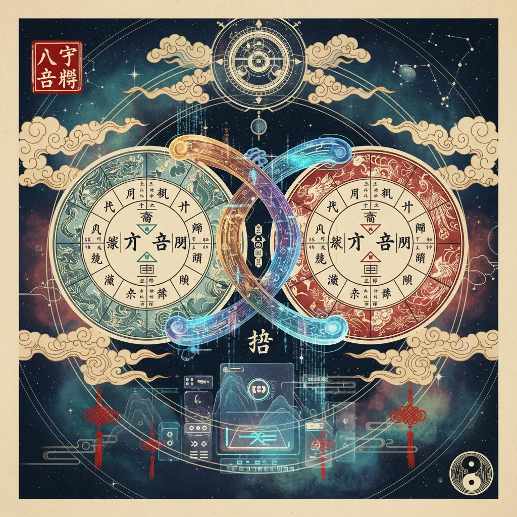 八字盤 - 八字合盤