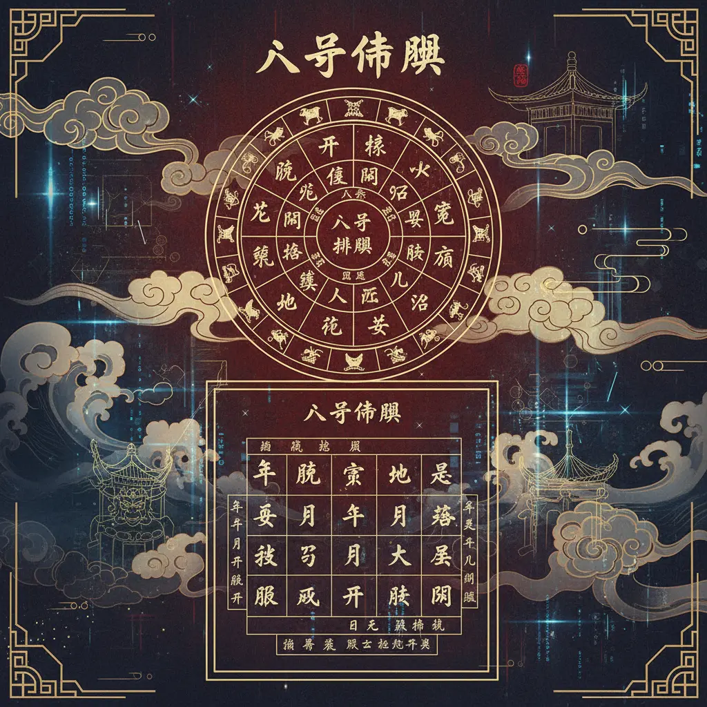 八字命盤 - 八字排盤