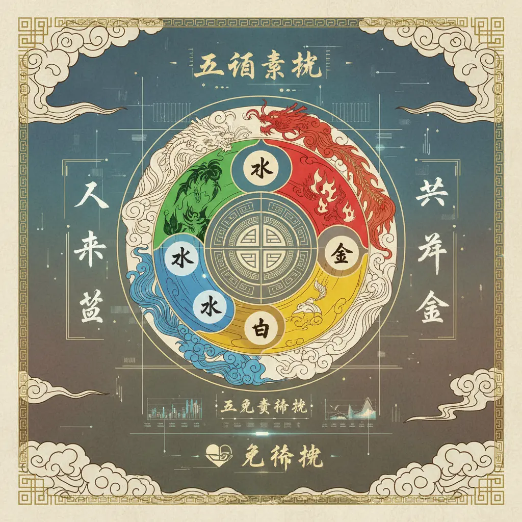 八字免費命盤 - 五行結構